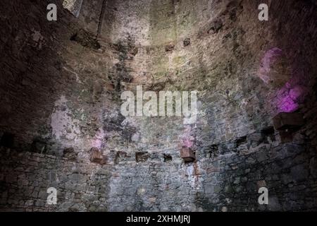 Château de Pembroke, Pembrokeshire, pays de Galles, Royaume-Uni Banque D'Images