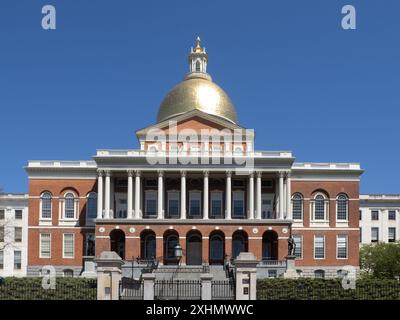 Boston Massachusetts's State House Banque D'Images