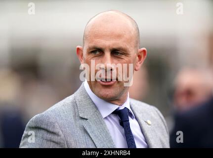 Photo du dossier datée du 17-06-2023 de l'entraîneur Adrian Keatley. Roberto Caro peut être pardonné un récent départ décevant alors qu'il fait ses débuts pour Adrian Keatley à Thirsk. Date d'émission : lundi 15 juillet 2024. Banque D'Images