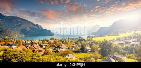 Vue sur Sankt Gilden, Autriche Banque D'Images