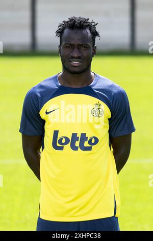 Lier, Belgique. 15 juillet 2024. Mamadou Traore pose pour un portrait lors de la séance photo de la saison 2024-2025 de l'équipe belge Jupiler Pro League Royale Union Saint-Gilloise, lundi 15 juillet 2024 à lier. BELGA PHOTO KRISTOF VAN ACCOM crédit : Belga News Agency/Alamy Live News Banque D'Images