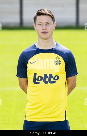 Lier, Belgique. 15 juillet 2024. Mathias Rasmussen de l'Union pose pour un portrait lors de la séance photo de la saison 2024-2025 de l'équipe belge de la Jupiler Pro League Royale Union Saint-Gilloise, lundi 15 juillet 2024 à lier. BELGA PHOTO KRISTOF VAN ACCOM crédit : Belga News Agency/Alamy Live News Banque D'Images