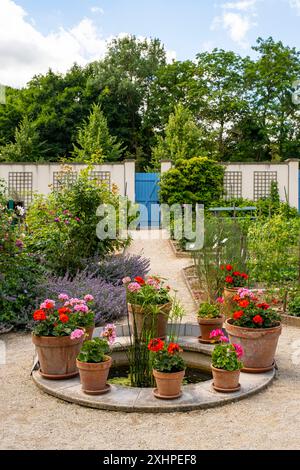 France, Essonne, Yerres, Propriete Caillebotte, potager Caillebotte, Banque D'Images