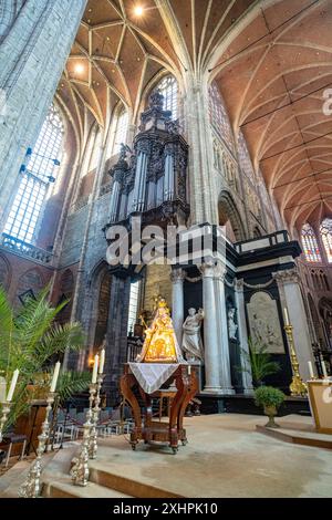 Belgique, Flandre orientale, Gand, Cathédrale Saint-Bavon Banque D'Images