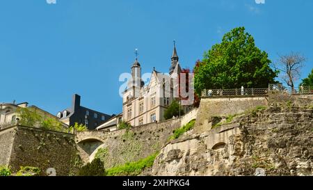 Le jour où j'ai fait une tournée à Luxembourg, Luxembourg Banque D'Images