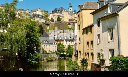 Le jour où j'ai fait une tournée à Luxembourg, Luxembourg Banque D'Images