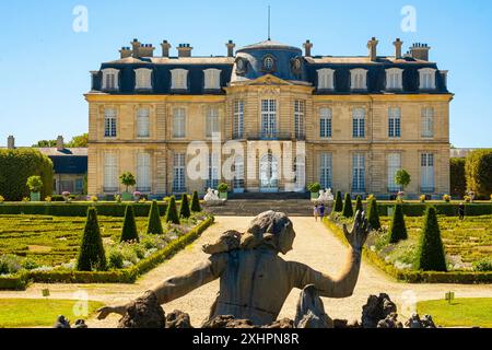 France, Seine-et-Marne, champs-sur-Marne, le château, les jardins, Le bassin de Scylla Banque D'Images