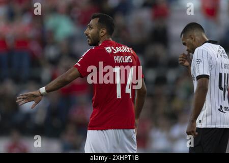 Águeda, 07/12/2024 - Benfica a affronté Farense, au Estádio Municipal de Águeda, dans un match amical. Pavlidis (Pedro Correia/Global Imagens) crédit : Atlantico Press/Alamy Live News Banque D'Images