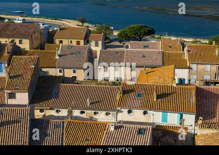 France, Aude, Parc naturel régional de Narbonnaise en Méditerranée, Gruissan Banque D'Images
