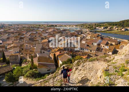 France, Aude, Parc naturel régional de Narbonnaise en Méditerranée, Gruissan Banque D'Images