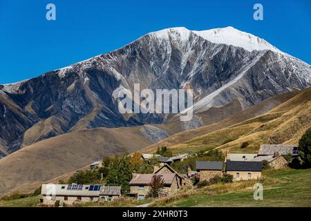 France, Hautes-Alpes, le pic du Mas de la grave (3020 m) Banque D'Images