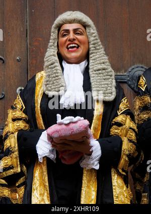 Londres, Royaume-Uni. 15 juillet 2024. Shabana Mahmood a prêté serment en tant que Lord High Chancelier aux cours royales de justice. Crédit : Karl Black/Alamy Live News Banque D'Images