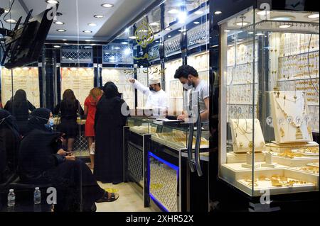 Sultanat d'Oman, Muscat, vieux Muscat, le souk de Muttrah, quartier des bijoutiers Banque D'Images