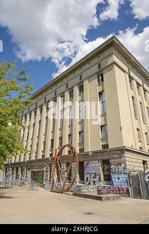 Berghain Club, Am Wriezener Bahnhof, Friedrichshain, Berlin, Allemagne Banque D'Images