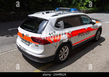 Police voiture police régionale Appenzell Ausserrhoden Banque D'Images