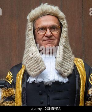 Londres, Angleterre, Royaume-Uni. 15 juillet 2024. Maître des rouleaux Sir GEOFFREY vos est vu à la porte arrière des cours royales de Justice, (image de crédit : © Tayfun Salci/ZUMA Press Wire) USAGE ÉDITORIAL SEULEMENT! Non destiné à UN USAGE commercial ! Banque D'Images