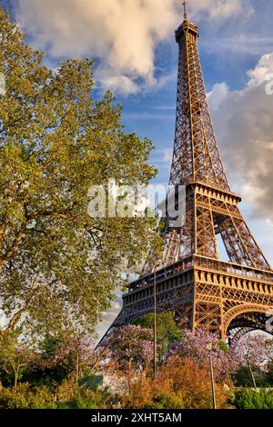 Tour Eiffel. Paris. La France. Banque D'Images