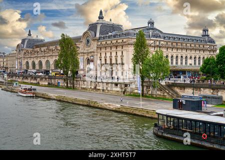 Musée d'Orsay, Seine, Paris, France, Europe Banque D'Images