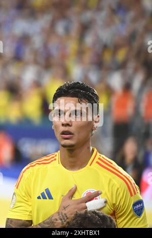 Miami Gardens, États-Unis. 14 juillet 2024. Richard Rios de Colombie avant la finale de la CONMEBOL Copa America 2024 entre l'Argentine et la Colombie, au Hard Rock Stadium, à Miami Gardens, États-Unis, le 14 juillet. Photo : Rodrigo Caillaud/DiaEsportivo/Alamy Live News crédit : DiaEsportivo/Alamy Live News Banque D'Images