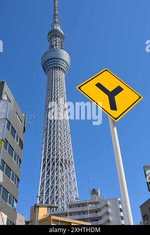 Le Tokyo Skytree - le 2ème plus haut bâtiment sur terre, Sumida JP Banque D'Images