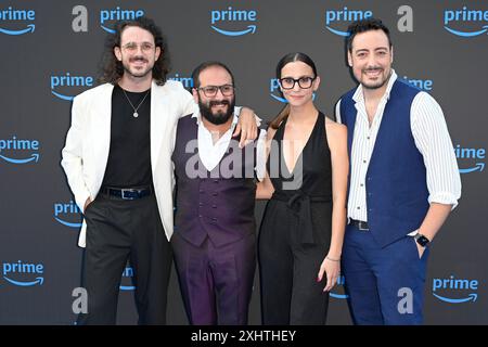 Rome, Italie. 15 juillet 2024. Les Jackal assistent au tapis blu de Prime Video Presents Italia 2024 à Villa Miani. Crédit : SOPA images Limited/Alamy Live News Banque D'Images