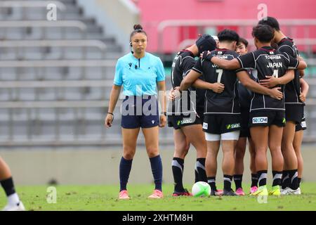 Stade de rugby Prince Chichibu Memorial, Tokyo, Japon. 15 juillet 2024. Ano Kuwai, 15 JUILLET 2024 - Rugby : Japon sept ans 2004 au Prince Chichibu Memorial Rugby Stadium, Tokyo, Japon. Crédit : YUTAKA/AFLO SPORT/Alamy Live News Banque D'Images