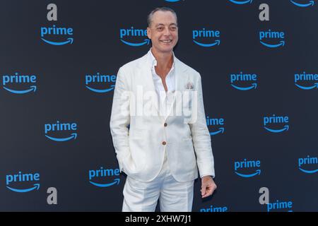 Maurizio Lombardi lors du Photocall de PRIME VIDÉO PRÉSENTE ITALIA 2024, 15 juillet 2024 à Villa Miani, Rome, Italie Banque D'Images