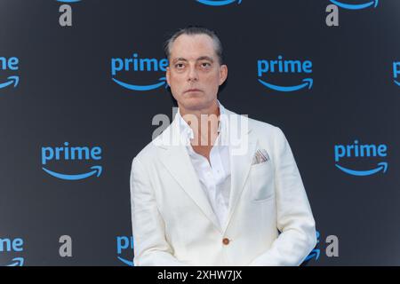 Maurizio Lombardi lors du Photocall de PRIME VIDÉO PRÉSENTE ITALIA 2024, 15 juillet 2024 à Villa Miani, Rome, Italie Banque D'Images