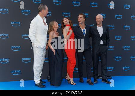 Filippo Nigro, Lorenzo Cervasio, Matilda de Angelis, Gina Gardini et Maurizio Lombardi pendant le Photocall de PRIME VIDÉO PRÉSENTE ITALIA 2024, 15 j Banque D'Images