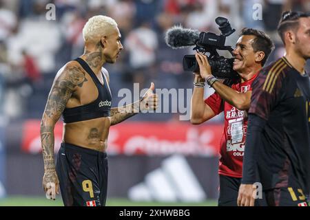 LIMA, PÉROU - 22 MARS : Paolo Guerrero du Pérou lors du match Pérou - Nicaragua à l'Estadio Alejandro Villanueva. (Photo de Martín Fonseca) Banque D'Images