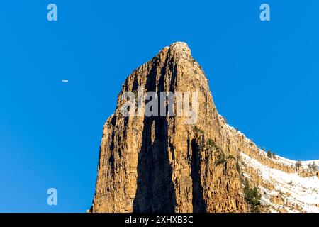 Tozal del Mallo (2280 mètres). Parc national d'Ordesa i Monte Perdido, province de Huesca, Aragon Banque D'Images