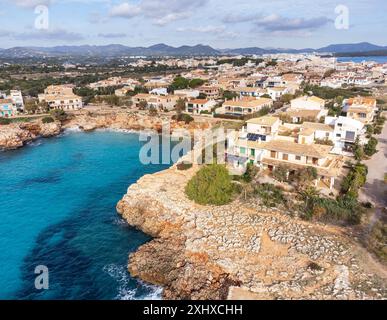 Cala Morlanda, Manacor, Majorque, Îles Baléares, Espagne Banque D'Images