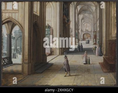 Intérieur d'une église gothique regardant East Steenwijck, Hendrik van II 1580 - 1649 peinture Niederländisches Künstler-Lexikon : Auf Grund archivalischer Forschungen bearbeitet. I-III, Alfred von Wurzbach, vol. II : p. 660, 1832, 1906-1911. Peintures flamandes : 1600 - 1800, Olaf Koester, p. 242, afb. p. 377 fig. 156 og farveplanche 30 p. 43, 2000-589, 2000. Allgemeines Lexikon der bildenden Künstler von der Antike bis zur Gegenwart, Ulrich Thieme, vol. XXXI (1937) : p. 523, 2124, 1907-1950. Catalogue Raisonneret sur Samling af Malerier Med Indledning Samt liste sur Haandtegninger, Figurer, Banque D'Images