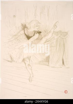 Miss Ida Heath, danseuse anglaise Toulouse-Lautrec, Henri de 1864 - 1901 lithographie, Imprimer Toulouse-Lautrec : das graphische Werk, Jean Adhémar, no. 104, 32524, 1965. Toulouse-Lautrec : les estampes complètes, Wolfgang Wittrock, non. 64, 51785, 1985. Toulouse-Lautrec : das gesamte graphische Werk : Sammlung Gerstenberg, Götz Adriani, NR. 99, 52677, cop. 1986. Toulouse Lautrec, Ubekendt, fig. nr. 72, illinois. 62, C 39033, 2008. Toulouse-Lautrec : den menneskelige komedie, Vibeke Vibolt Knudsen, afbildet p. 42, C 48183, 2011 Miss Ida Heath, danseuse anglaise Banque D'Images