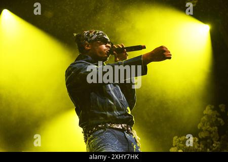 Londres, Royaume-Uni. 15 juillet 2024. LONDRES, ANGLETERRE - 15 JUILLET : Smino se produit à Somerset House le 15 juillet 2024 à Londres, Angleterre. CAP/Mar © Mar/Capital Pictures crédit : Capital Pictures/Alamy Live News Banque D'Images