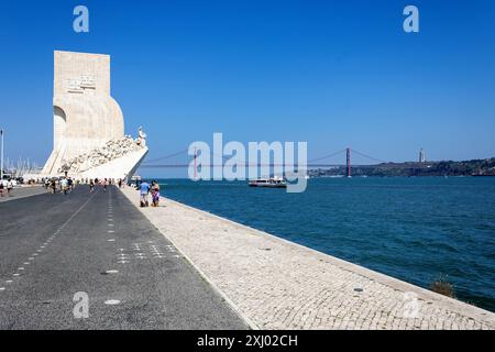 Belem, Portugal - 3 juillet 2022 : Monument des découvertes Banque D'Images