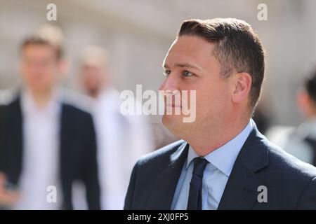 Londres, Royaume-Uni. 16 juillet 2024. Le député Wes Streeting, secrétaire d'État à la santé et aux soins sociaux, arrive à la réunion du Cabinet. Crédit : Uwe Deffner/Alamy Live News Banque D'Images