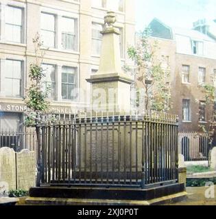 Tombeau de John Wesley, City Road, Londres, début des années 1900 Banque D'Images