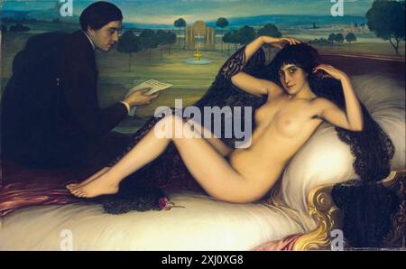 Vénus de poésie - peinture de Julio Romero de Torres Banque D'Images