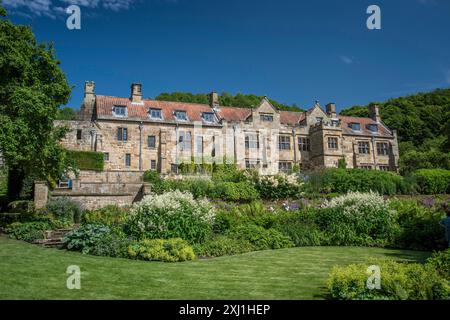 Prieuré Mount Grace, manoir et jardins dans le Yorkshire du Nord, Royaume-Uni Banque D'Images