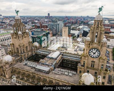 Bâtiments de foie, Liverpool. Banque D'Images