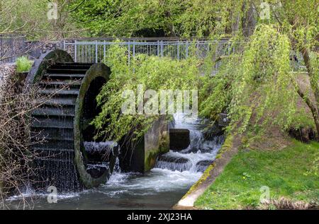 Roue à eau à Menden Sauerland Banque D'Images