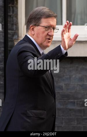 Londres, Angleterre, Royaume-Uni. 16 juillet 2024. L'ancien secrétaire général de l'OTAN, LORD ROBERTSON, quitte Downing Street après une réunion du Cabinet. (Crédit image : © Thomas Krych/ZUMA Press Wire) USAGE ÉDITORIAL SEULEMENT! Non destiné à UN USAGE commercial ! Banque D'Images