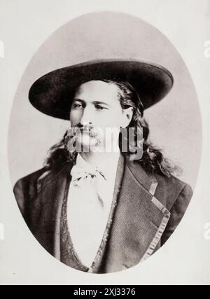 Portrait de Wild Bill Hickok par Rockwood, 1873 Banque D'Images