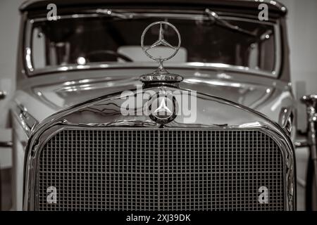 Mercedes Benz 1934 voiture dans Franschhoek Motor Museum, Afrique du Sud. Banque D'Images