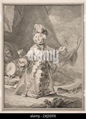 Christian VII enfant Preisler, Johan Martin 1715 - 1794, Pilo, C.G. 1711 - 1793 gravure sur cuivre, impression Beskrivende catalogue sur Portraiter af det danske Kongehuus, A. Strunk, NR. 778, d 10460 da, 1882. Manuel de l'amateur d'estampes, Charles le Blanc, NR. 25, C 35580 , 1854-[1890]. Drømmebilleder, Charlotte Christensen, afb. P. 253, 2016 Christian VII som grange Banque D'Images