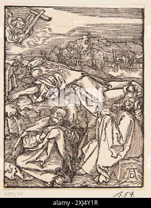 Agonie dans le jardin Dürer, Albrecht 1471 - 1528 gravure sur bois, Print Dürer-Katalog : ein Handbuch über Albrecht Dürers Stiche, Radierungen, Holzschnitte, deren Zustände, Ausgaben und Wasserzeichen, Joseph Meder, NR. 162a, 11088, 1932. The Illustrated Bartsch 10, XVIe siècle German Artists, Albrecht Dürer : Albrecht Dürer, Walter L. Strauss, 54, C 36179, 1980. Albrecht Dürer : das druckgraphische Werk, Rainer Schoch, vol. II, Kat NR. 223, k2004-216, 2001-2004 agonie dans le jardin Banque D'Images