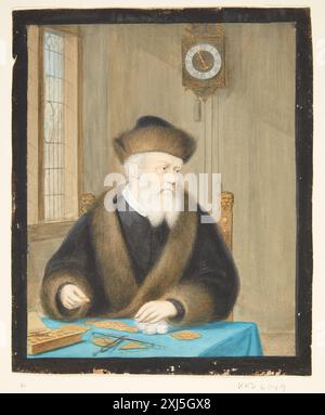 Aquatinte de Niels Truslew et C.W. Eckersberg représentant un voilier néerlandais se déplaçant avec le vent, montrant les voiles, la coque, le gréement et l'état de la mer. Banque D'Images