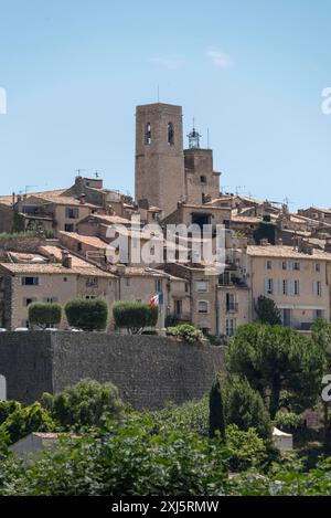 Saint-Paul-de-Vence, aussi connu sous le nom de Saint Paul, ville médiévale sur la Côte d'Azur, Alpes-Maritimes, Provence-Alpes-Côte d'Azur, France Banque D'Images