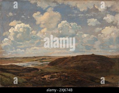 A Landscape, Tørring, Jutland Dreyer, Dankvart 1816 - 1852 Painting Dankvart Dreyer : 1816-1852, Leo Swane, 88, 116, Værkfortegnelse NR. 105., 7248, 1921. Maleren Dankvart Dreyer, Suzanne Ludvigsen, bd.1, 196f, bd. 2, Værkfortegnelse NR. 161., C 41271:1-2, 2008 A Landscape, Tørring, Jutland Banque D'Images